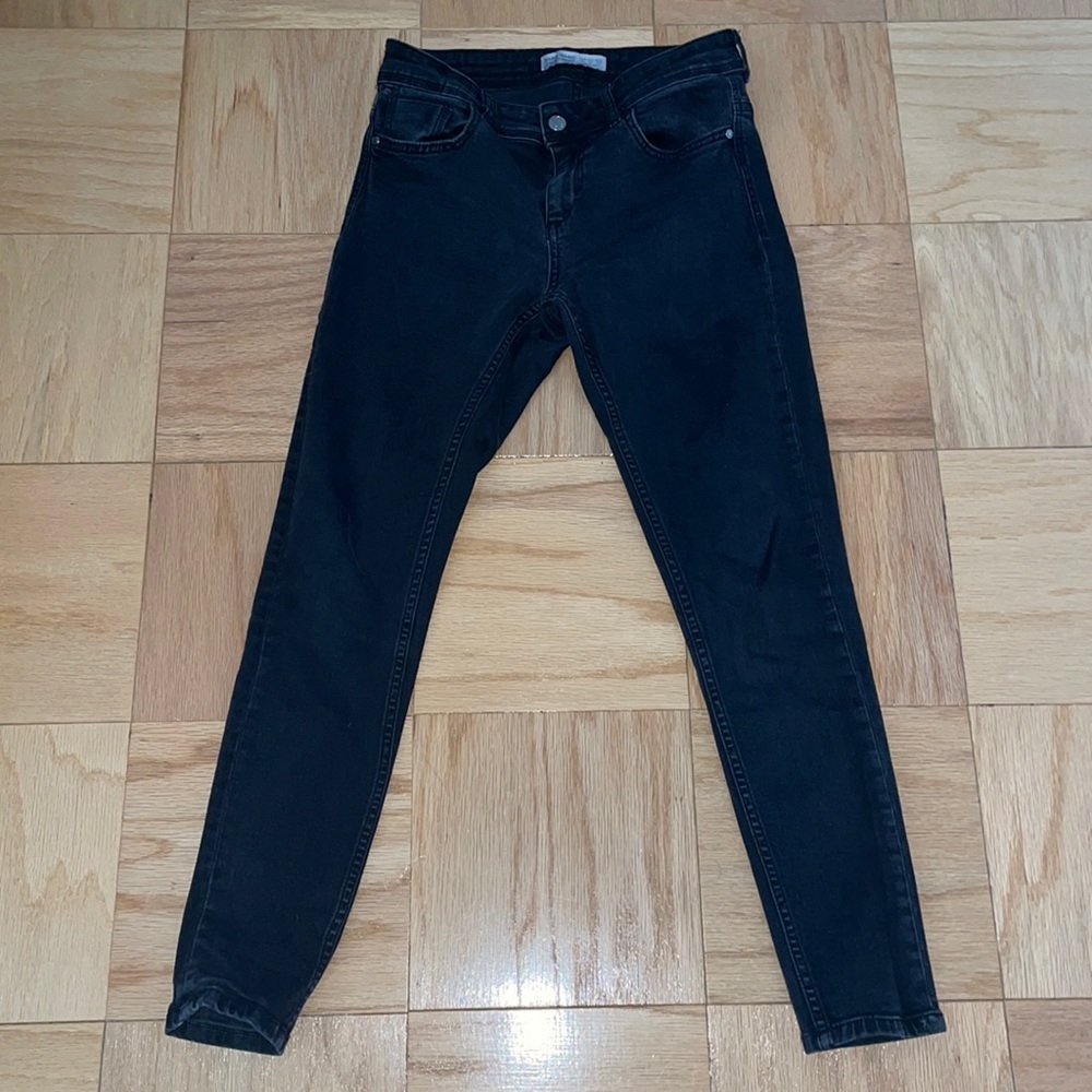 Zara denim -dark gray wash